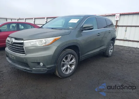 2015 Toyota Highlander Le Plus V6 z USA, uszkodzony, nr VIN 5TDBKRFH0FS156999